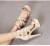 Import fashion  fetish platform model show high heels womens leaky toe large sandals leaky toe platform sandals from China