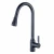 Import Fashion Sprayer Spray White Swivel Taps Goose Neck Button Press Sink Mixer Kitchen Brass Pull Out Faucet from China