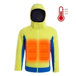 Fashion Windproof Ski Jacket Custom Hiking Waterproof Outdoor Men Heated Jacket