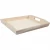 Import Faux leather wood serving tray from India