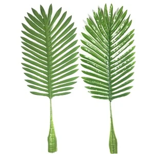Faux Palm Leaves 5 Pack Palm Leaves Faux Artificial Plant Leaves Green Single Leaf Palm for Home Kitchen Party