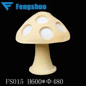 Fengshuo garden decoration stone outdoor lovely mushroom pear sandstone lamp