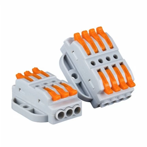 Fixed fast wiring terminal block plug-in connector quick connector multi-in multi-out fixed wireless terminals