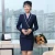 Import Flight attendants uniform aviation college professional suit suit women hotel high-speed rail flight attendant beautician work c from China