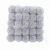 Import Fluffy fashion cute ball  fake  fur pompom faux fur 10cm  pom poms for hat from China