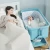 Import foldable wooden baby beds high quality 4-in-one traveling folding bed wood newborn cot cribs bed baby from China