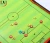 Import Folding portable magnetic football soccer coaching tactics board with zip strategy teaching clipboard with eraser and marker pen from China
