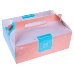 Food Grade Container Custom Printed Recyclable Cardboard Fruit Display Paper Tray Sandwich Bread Cake Bacon Box Manufacturer