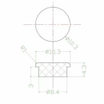 Food Grade Silicone Rubber Plug LED light High Translucent guide button cap Games Part 5/16