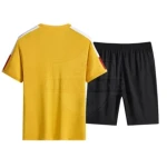 Formal Suits Shirts Men Two Piece T Shirt Shorts Set Wholesale Cotton Mens Summer Shorts Set