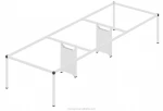 Foshan functional workstations metal  table legs  computer desk hardware office table metal frame