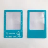 Free sample Custom logo Business card 3X PVC Credit Card Sized magnifier