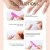 Import French Chasing Light Cat Eye press on nails purple fake nails Acrylic PMMA Almond shaped 30pcs with Packing from China