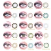 Fresh Lady High Quality Low Cost Natural Big size contact lens 3 Tone fashion Color wholesale contact lenses