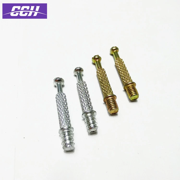 Furniture cabinet insert connector nut screw connecting bolts rod 3 in 1 hardware fittings