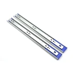Furniture Kitchen Cabinet 45Mm Full Extension Push To Open Drawer Slides Ball Bearing Touch Rebound