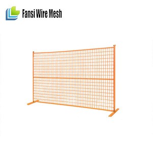 Galvanized  Security Construction Outdoor Canada Temporary Fence Stand