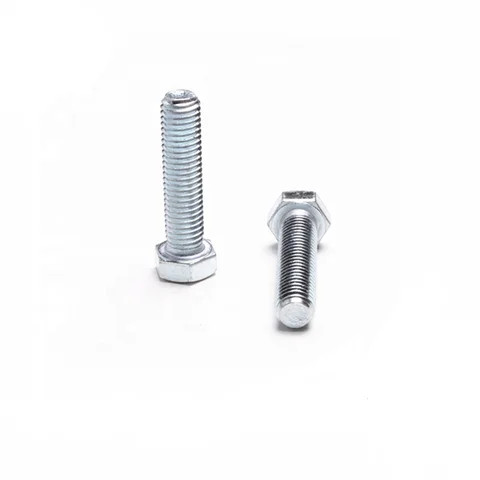 Galvanized Steel Blue Zinc Plated All Thread Hex Head Bolt Din933