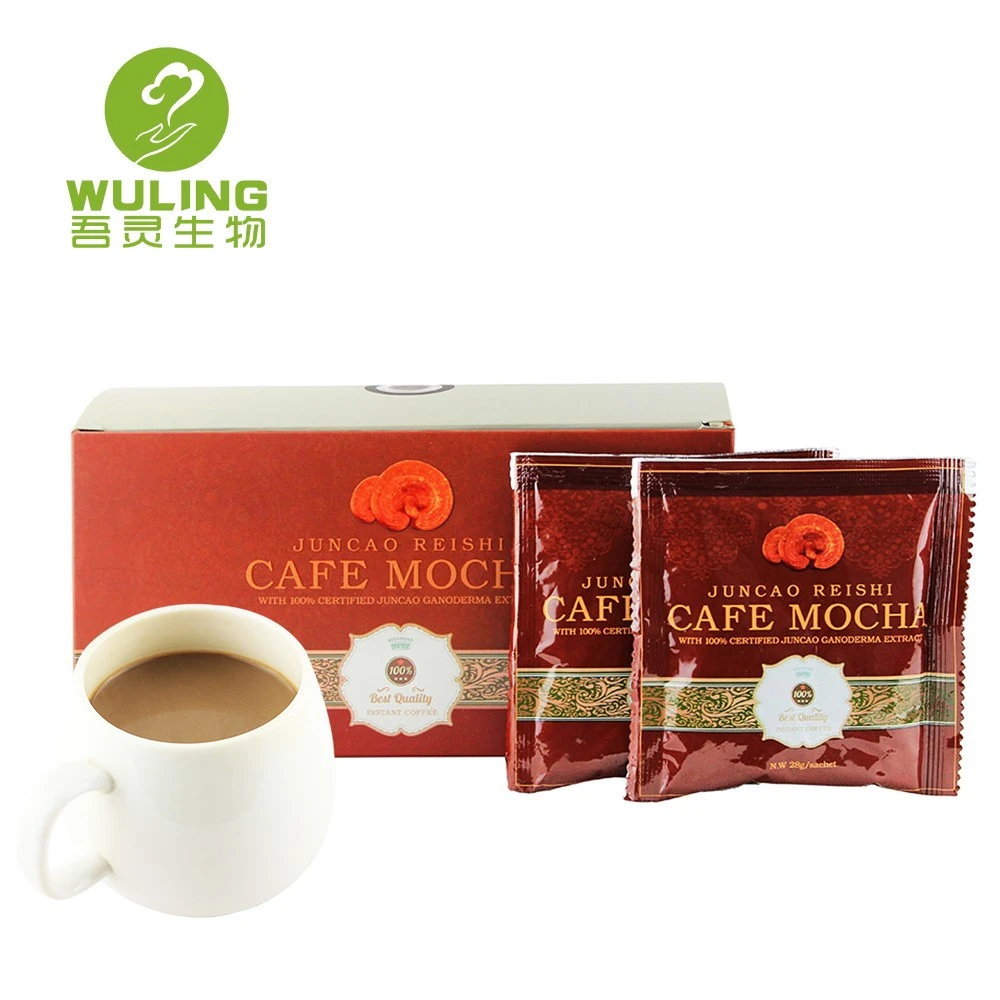 Gano Coffee with JUNCAO Reishi extract relieve stress, anti-fatigue ,anti-aging