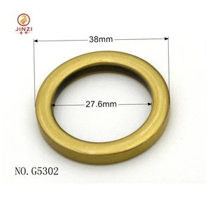Garment accessories of metal ring adjuster with different sizes and styles