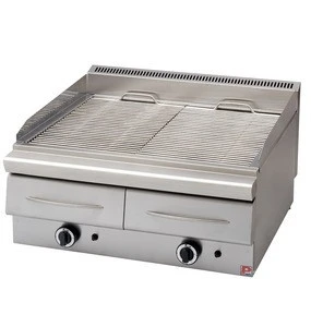 Gas Water Grill Machine - 2 Burners - for Hotel / Restaurant - Professional Catering / Kitchen BBQ Equipment