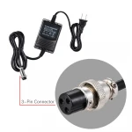 GAZ-DC04 18V 350mA Mixing Console Mixer Power Supply AC Adapter 3-Pin Connector 110V Input US Plug