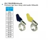 Germany type with plastic handle/ butter fly handle  carbon with zinc plated and stainless steel  hose clamps