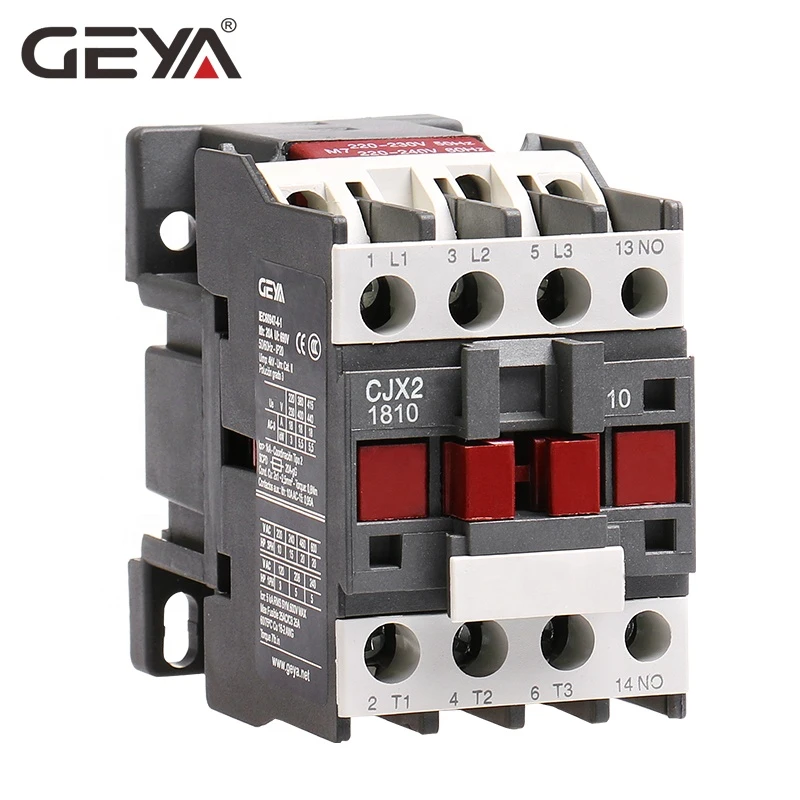 GEYA CJX2-1810 LC1D-1810 Magnetic 3 Phase AC Contactor Price 24V 110V 220V 380V 400V 440V