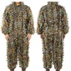 Ghillie Suit 3D Leaf Realtree Camo Youth Adult Lightweight Clothing Suits for Jungle Hunting,Shooting, Airsoft, Wildlife Photogr