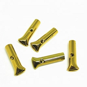 Gold glass filter tips gold drip tips gold smoking pipe