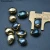 Import Gold plating Dark Gray Fresh Water Pearl Loose Beads for Jewelry Making from China