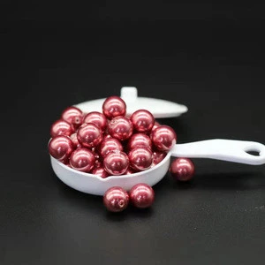 Good Quality Custom Colorful Colors Round Flat Back Loose Original Pearls Price Plastic Pearl Beads For Diy Decoration