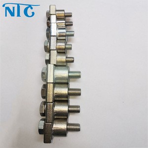 Good quality metal 20# steel+Zn Plated Machine parts double claw clamp vacuum parts