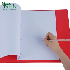 Good sell price custom 2019 4 ring binder clip hardcover school eco-friendly office stationery pp file