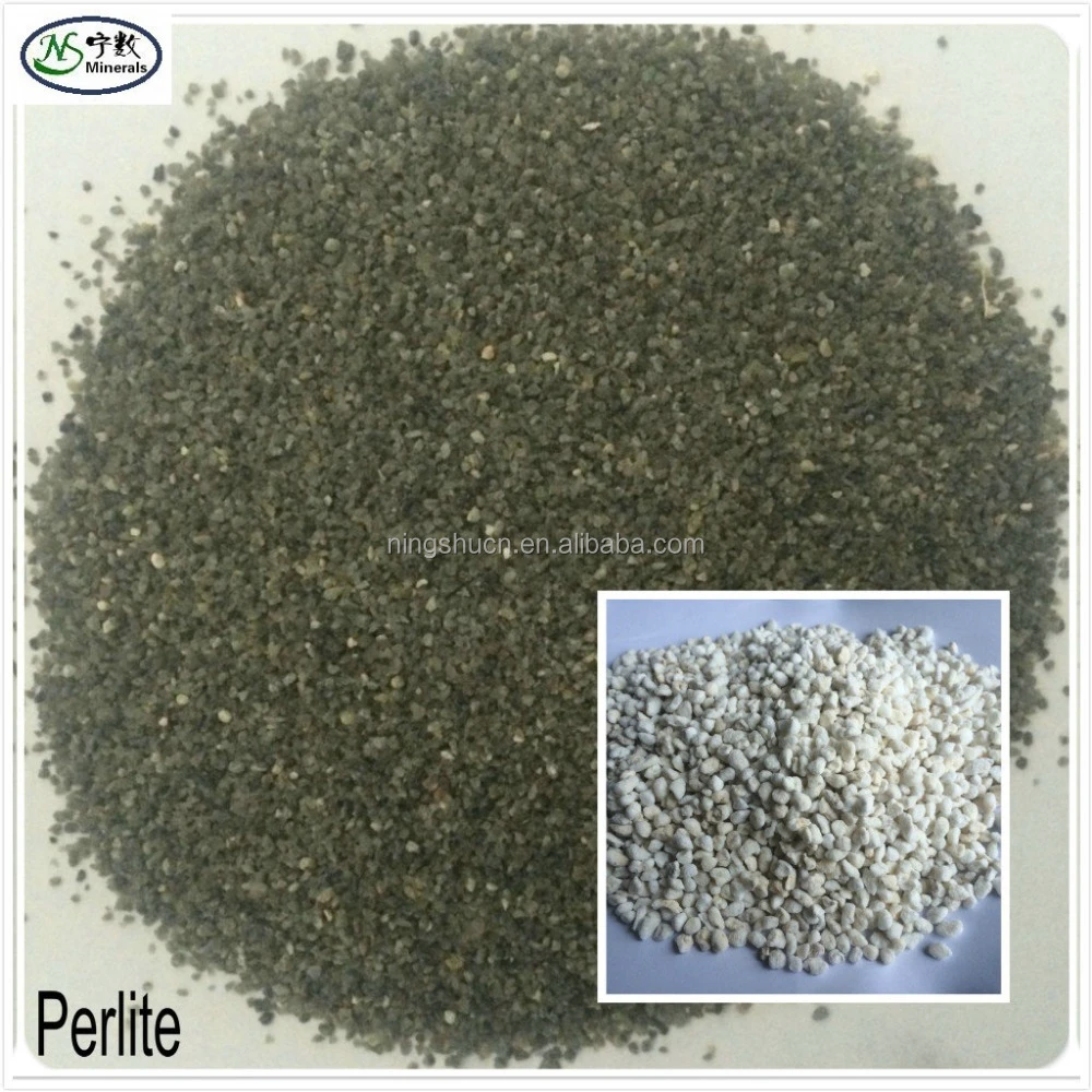Granular Raw Perlite as Insulating Materials with Crushed and Milled Unexpanded Perlite