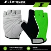 Green Short Finger Cycle Riding Gloves, Artificial Leather Cycle Gloves