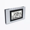 H124DC-lgith Digital weather forecast clock with backlight LCD table alarm clock temperature humidity meters