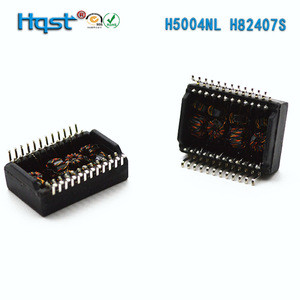 H5004NL Gigabit single port network transformer SOP24PIN Gigabit network port network filter manufacturer HQST H82407S