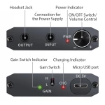 Hadiyah Dropshipping Mini HiFi System Headphone Aluminum Headphone Amplifier