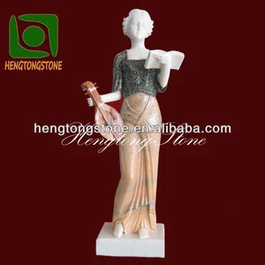 Hand Carved Marble Girl Craft