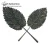 Import Hand Forged Antique Creative Green Metal Leaves for Crafts from China
