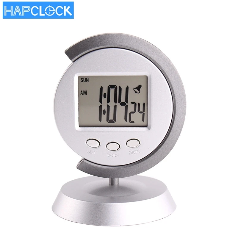 hapclock Digital Snooze  Clocks Desk Table Calendar Alarm Clock
