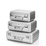 Hard silver Integral Die-Casting Aluminum Briefcase