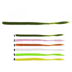 HAWKLURE long tail silicon fishing grub 135mm 2.8g worms soft rubber long baits