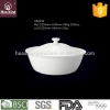 HB2094 oem 2000cc round edge fine bone china soup tureen with lid