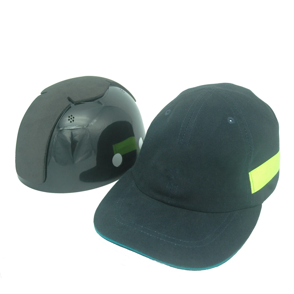 Head Protection Custom Security Helmet Insert Cycling Air Conditioned Safety Bump Cap Head Cap Hard Hat With Reflective Stripe