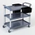 Import heavy duty hand trolley rolling storage tool cart service plastic utility cart from China