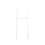 Heavy Duty Metal H-Stakes H Frame Wire Stakes for Double Sided Printed 4mm Roadway Safety Corrugated Sign