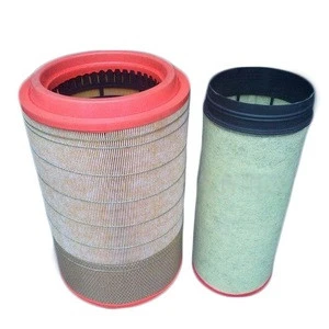 Heavy Duty SINOTruck Engine Parts Air Filter WG9725190102 WG9725190103 For HOWO