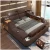 Import Hemp Fabric Soft Bed Frame Bedroom Furniture with Speaker Massage Sofa Storage Box Multifunction Bed from China